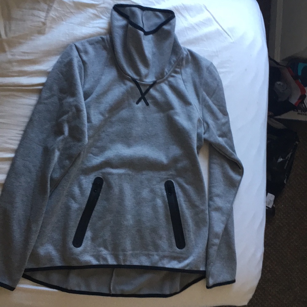 Turtleneck sweatshirt in gray